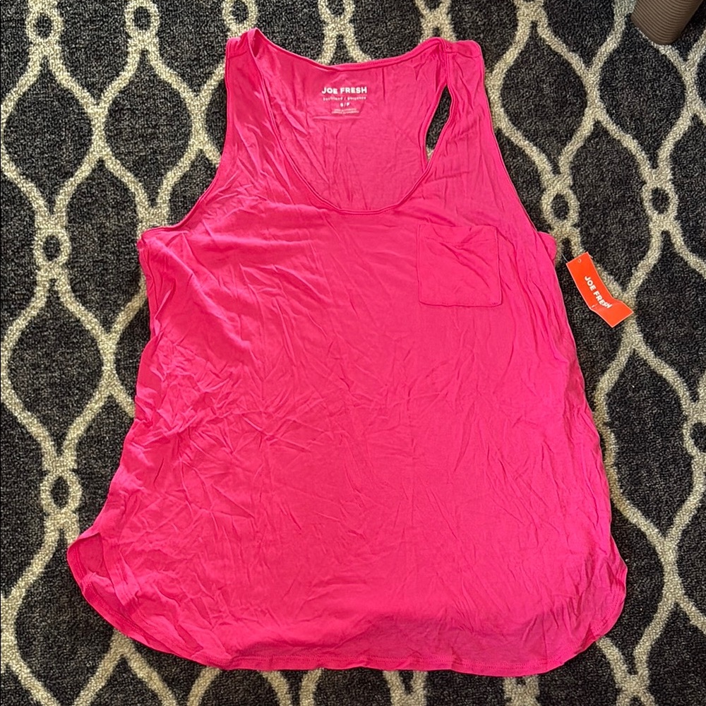 Joe Fresh Women's Pink Tank Top